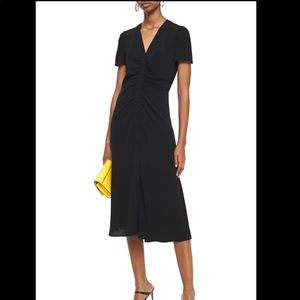NWT DVF Cecilia Midi Black sz L